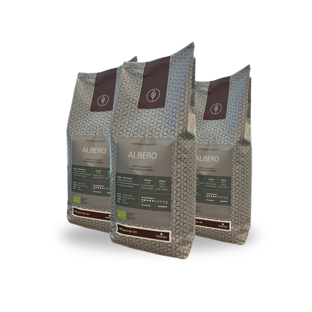 Hel kasse - Albero Hele Bønner Øko. 6 kg.