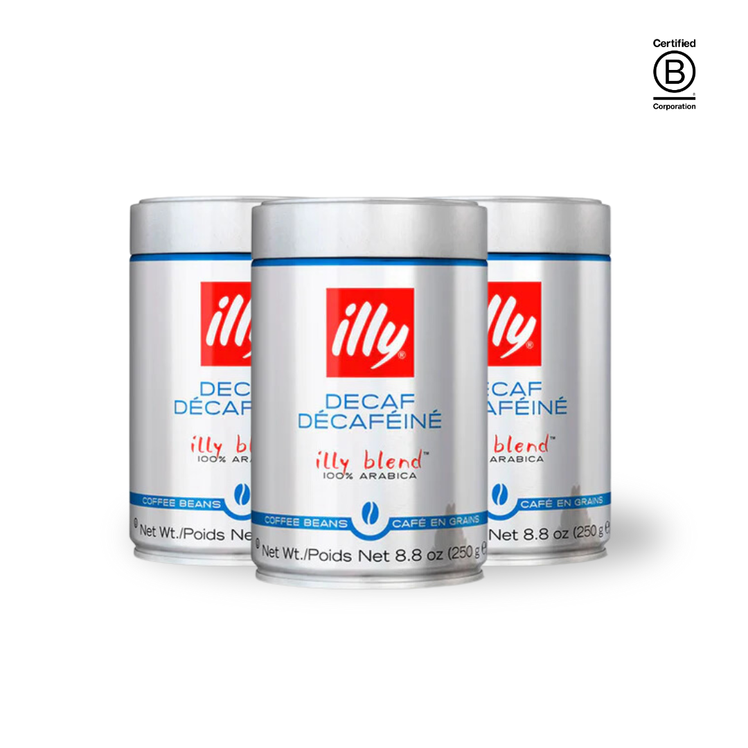 Hel kasse - illy classico Decaf, Hele bønner 12 stk.