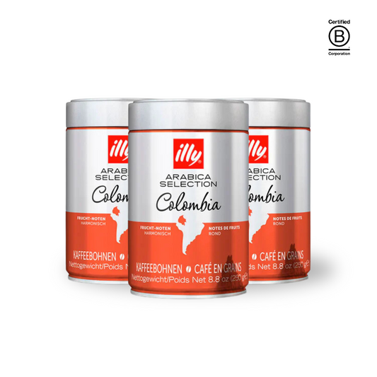 Hel kasse - illy Colombia, Hele bønner 6 stk