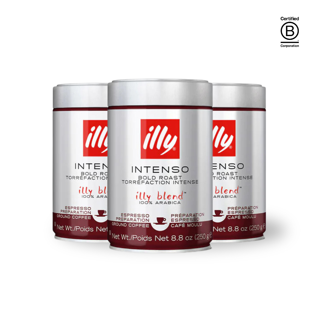 Hel kasse - illy Intenso, Malet til espresso 12 stk