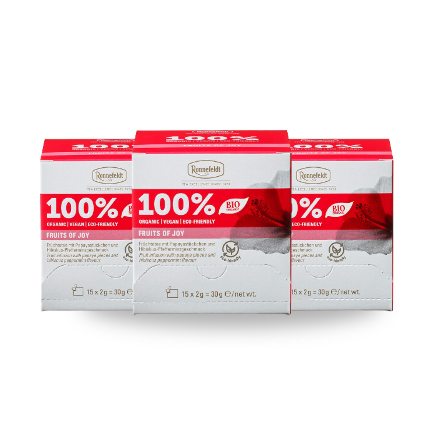 Hel kasse - 100% Fruits Of Joy Øko. 8 stk.