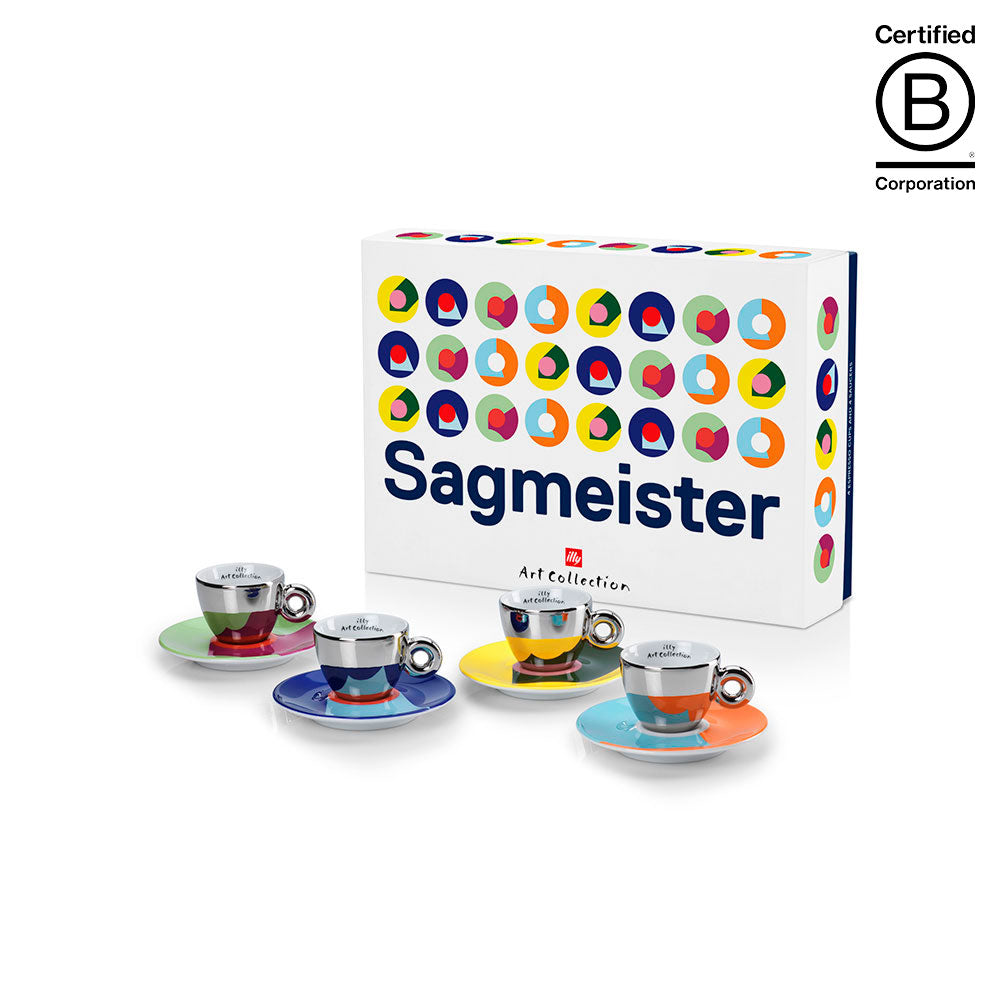 Stefan Sagmeister espresso kopper - sæt af 4 stk.