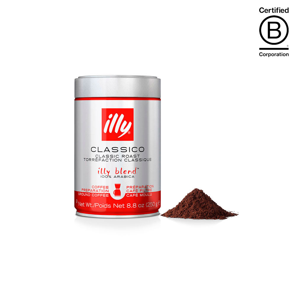 illy Classico Filtro, malet til filterkaffe 250 gr.