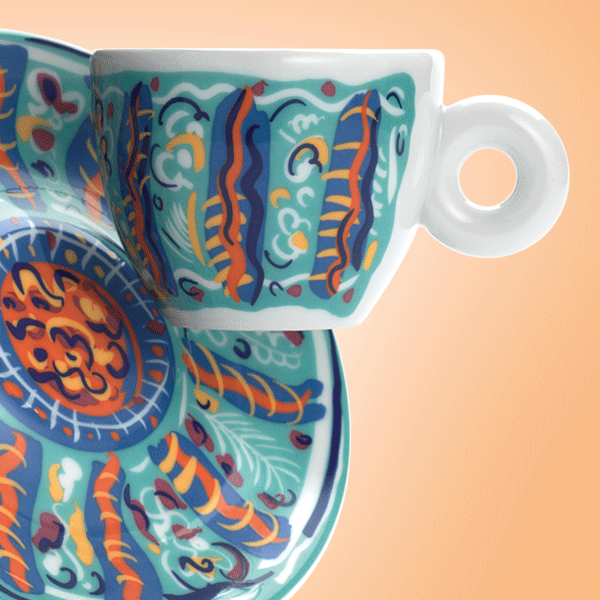 NYHED illy Art Collection – Sol Calero espressokopper sæt af 4 stk.