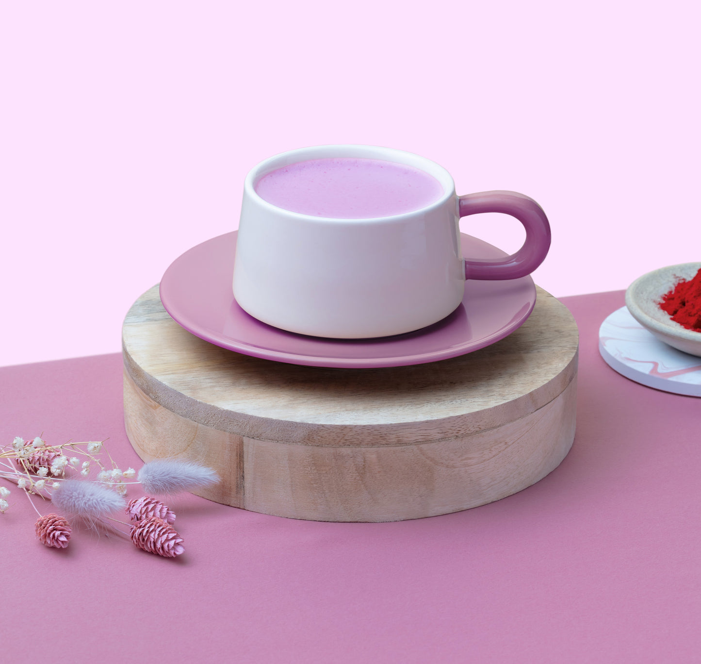 Monbana Vegan Pink Latte powder - 350 g.