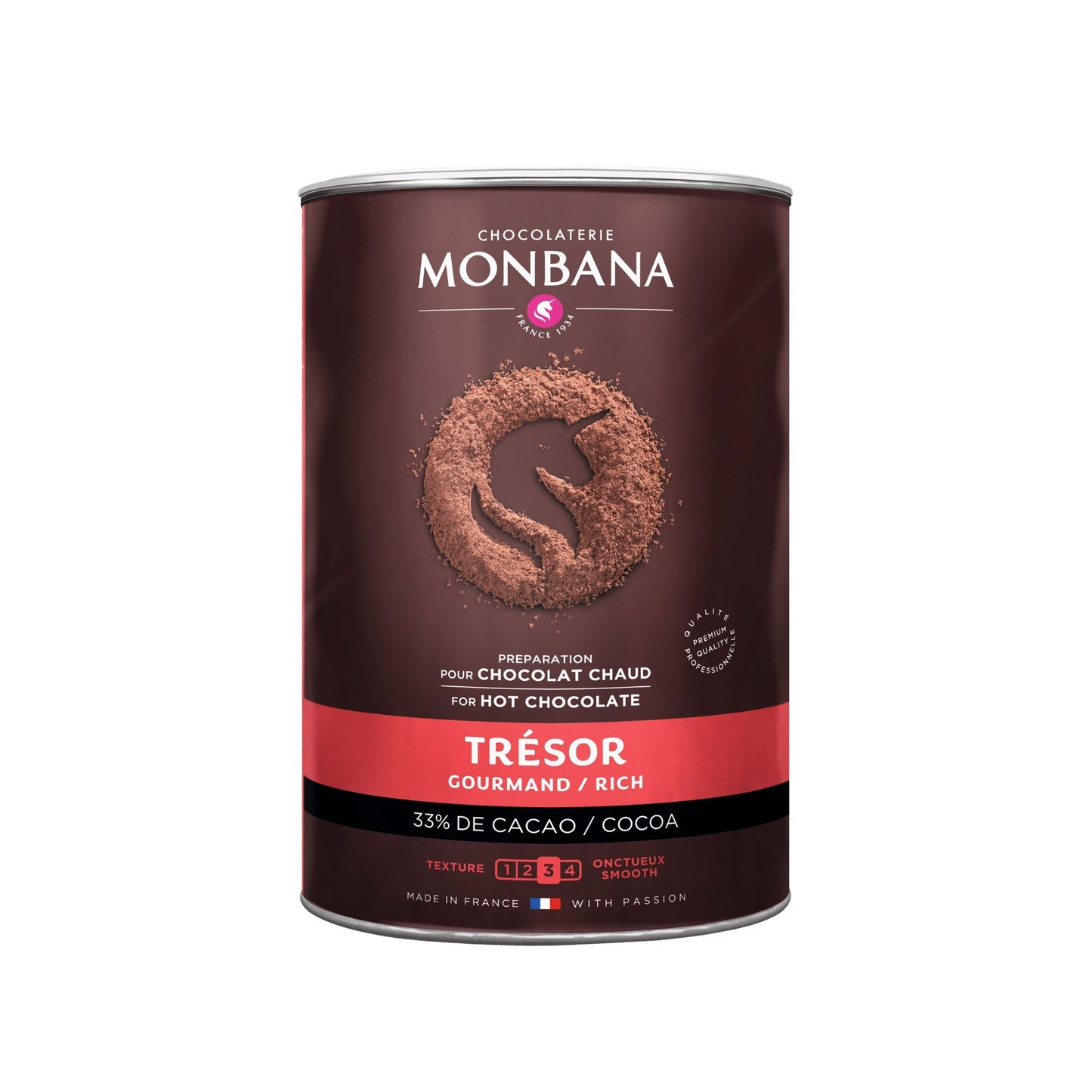 Monbana Trésor chokoladepulver 1 kg.