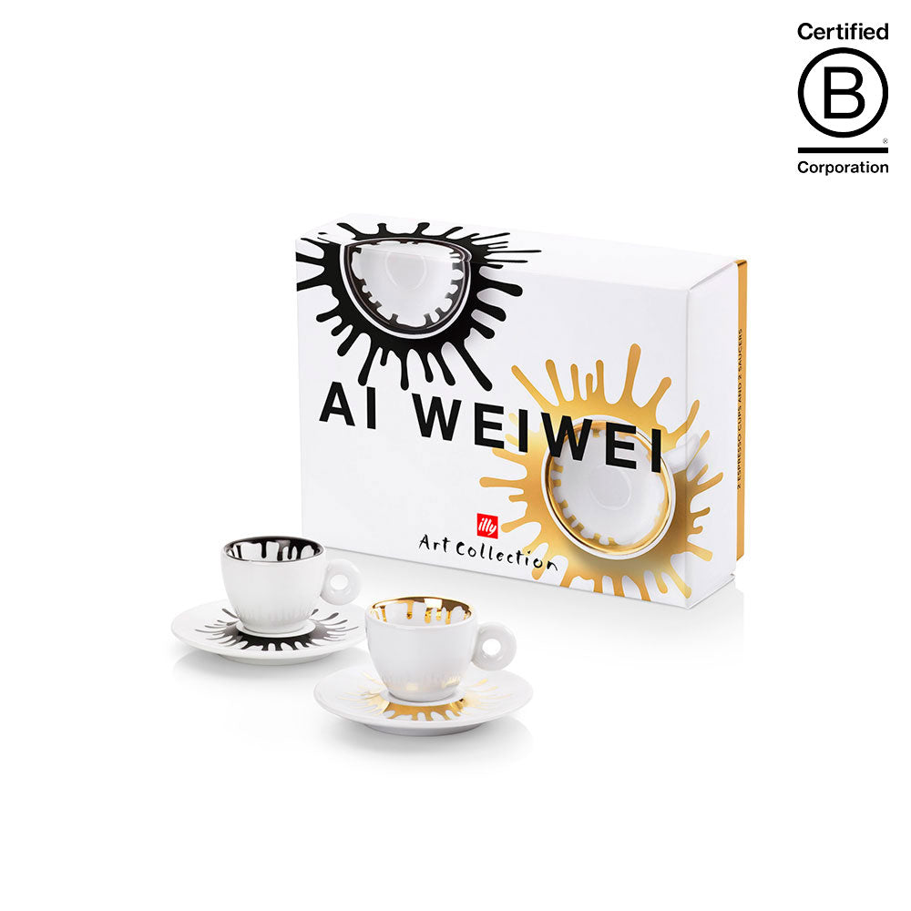 Ai Wei Wei espresso kopper - sæt af 2 stk.